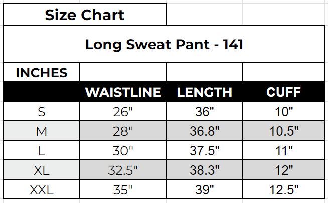 Long Sweat Pant - 141