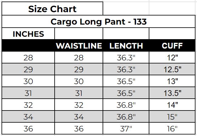 Cargo Long Pant - 133