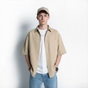 High Cultured Relaxed Short Sleeve Shirt with Pocket - 77