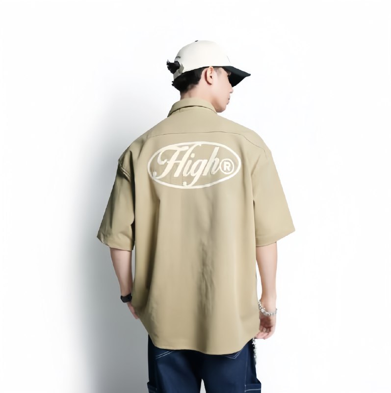 High Cultured High Round Opulent Logo Short Sleeve Shirt - 89