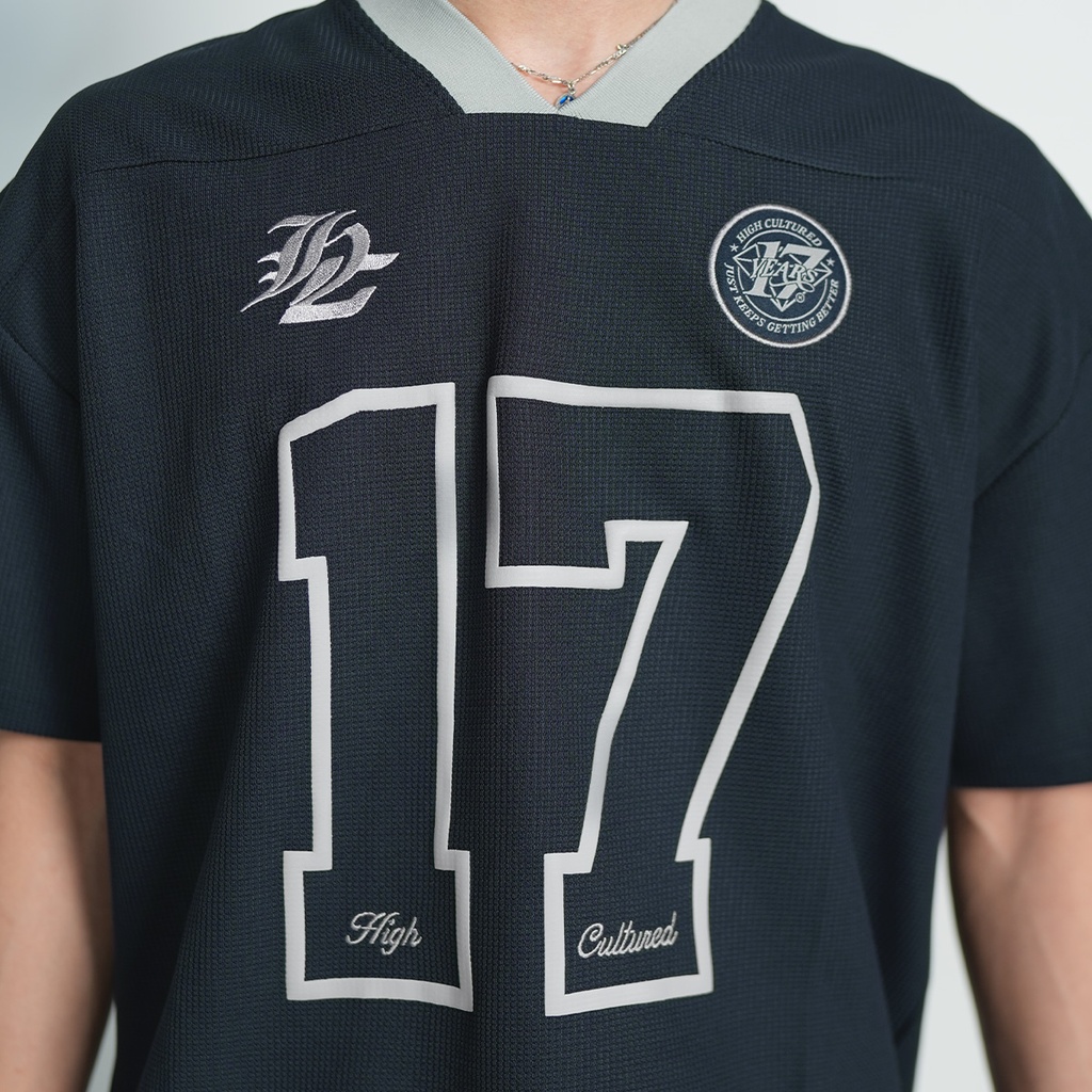 High Cultured 17th Years Anniversary Waffle Jersey Boxy Tee - 1149