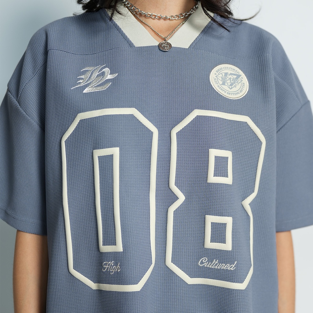 High Cultured 17th Years Anniversary Waffle Jersey Boxy Tee - 1149