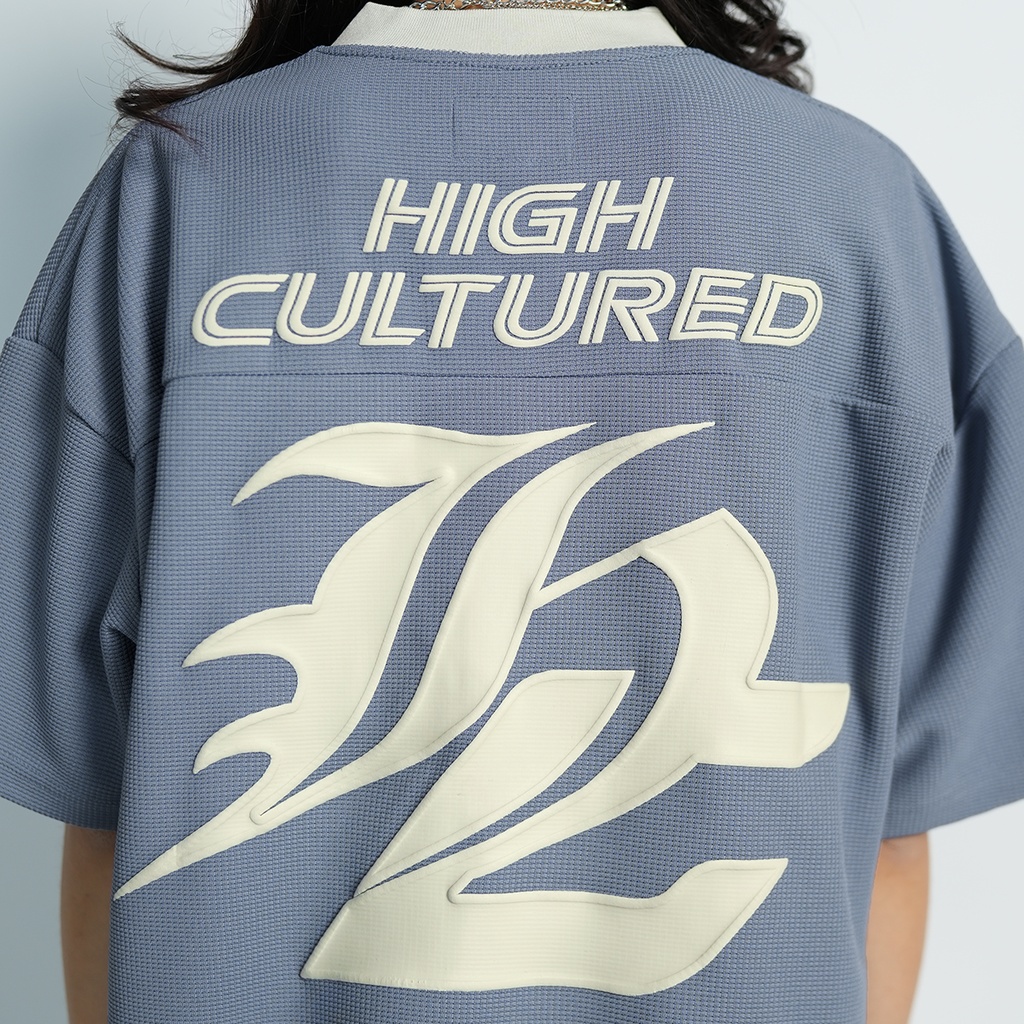 High Cultured 17th Years Anniversary Waffle Jersey Boxy Tee - 1149