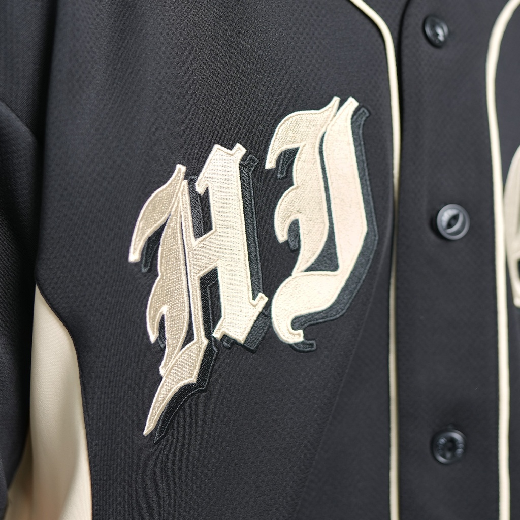 High Cultured Old English Trim Baseball Shirt - 91