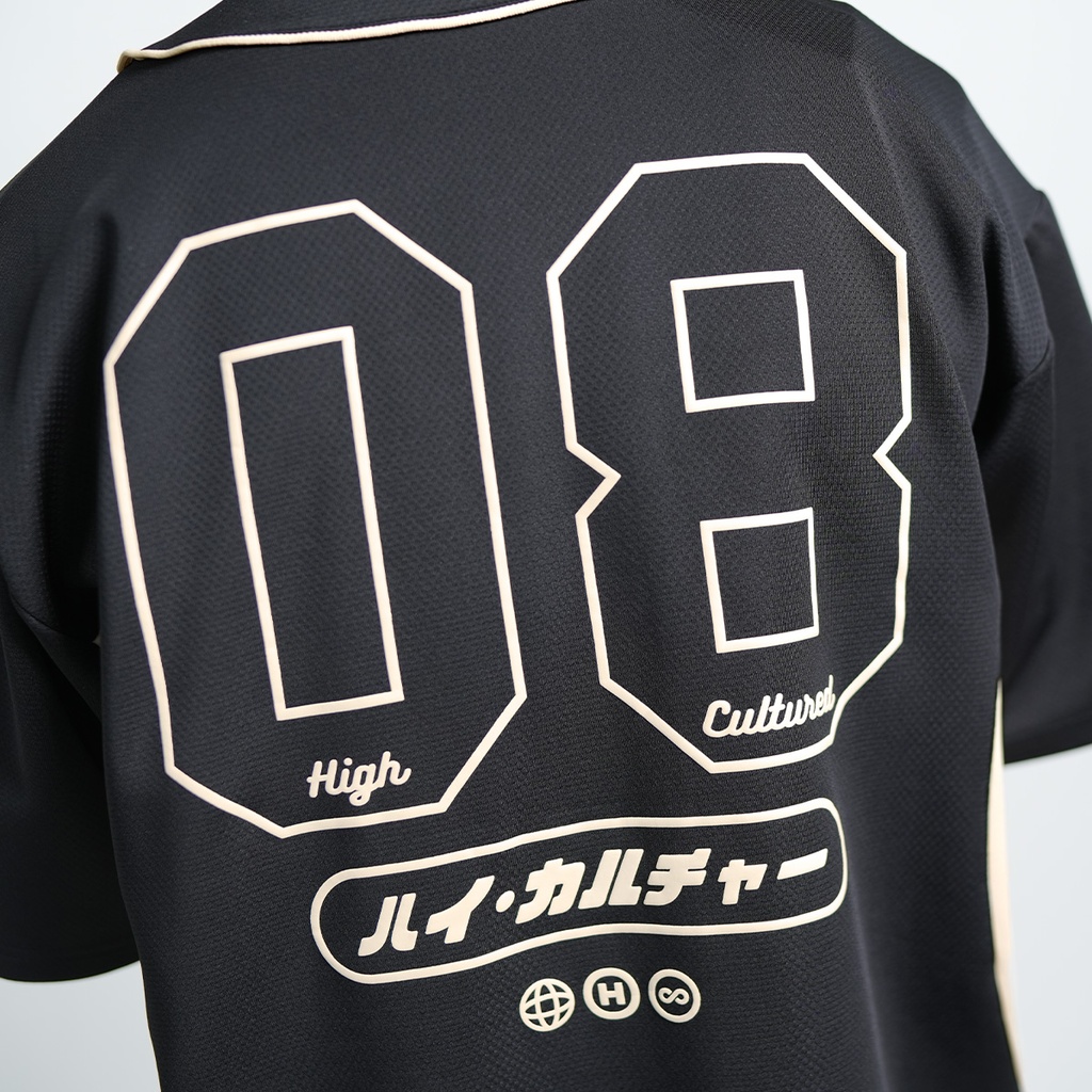 High Cultured Old English Trim Baseball Shirt - 91