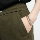 Classic Curve Panel Loose Short Pants - 118