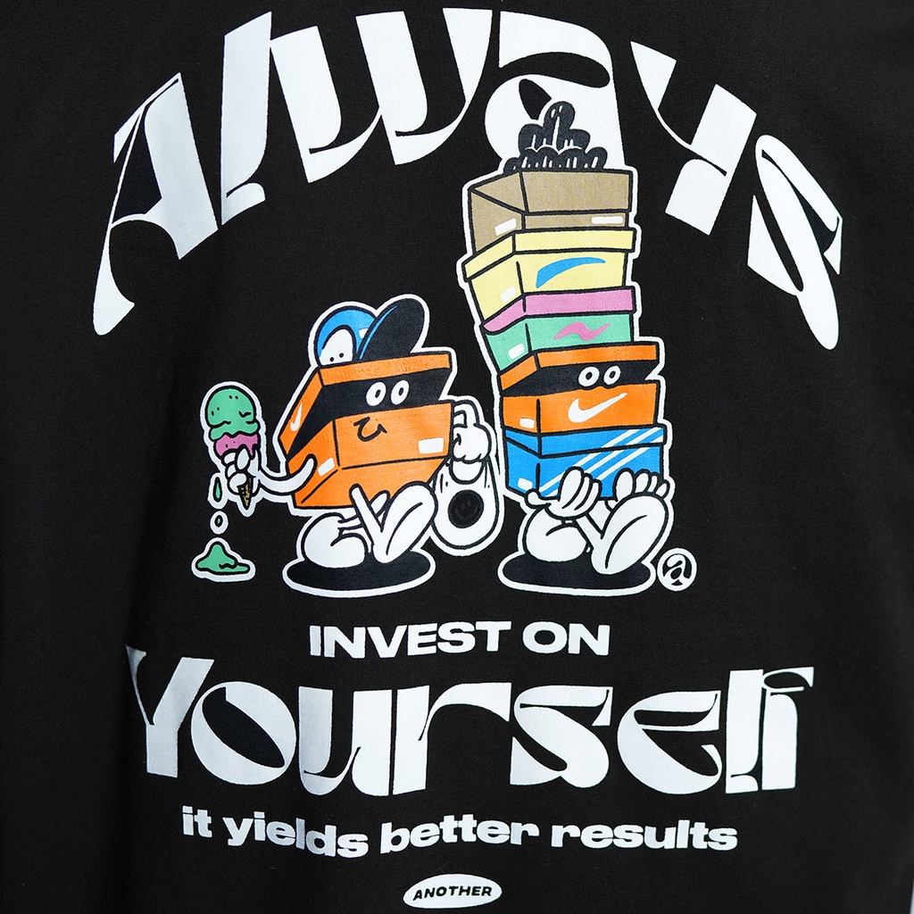 ANOTHER Ⓐ"Invest On Yourself Loose Tee" - 9040