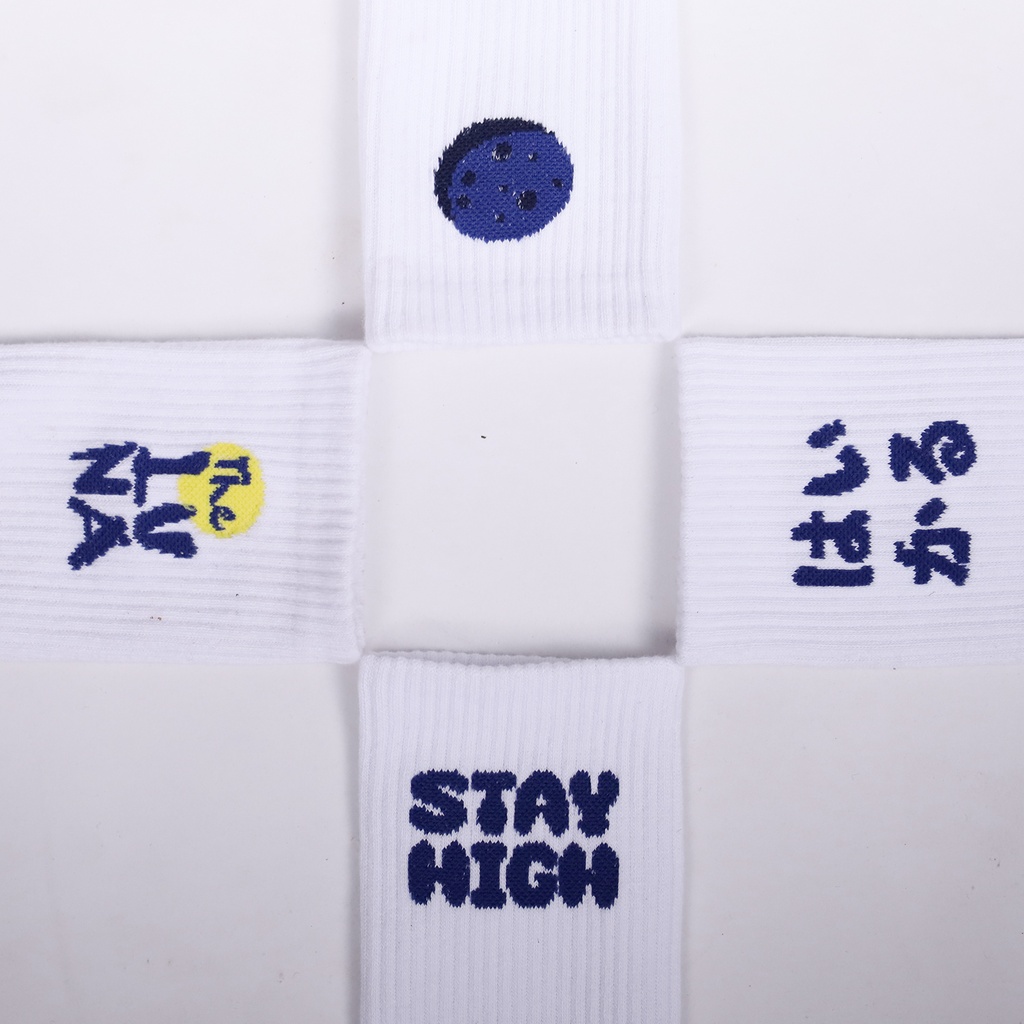 🌕 The LUNA: Full Moon Socks - 42