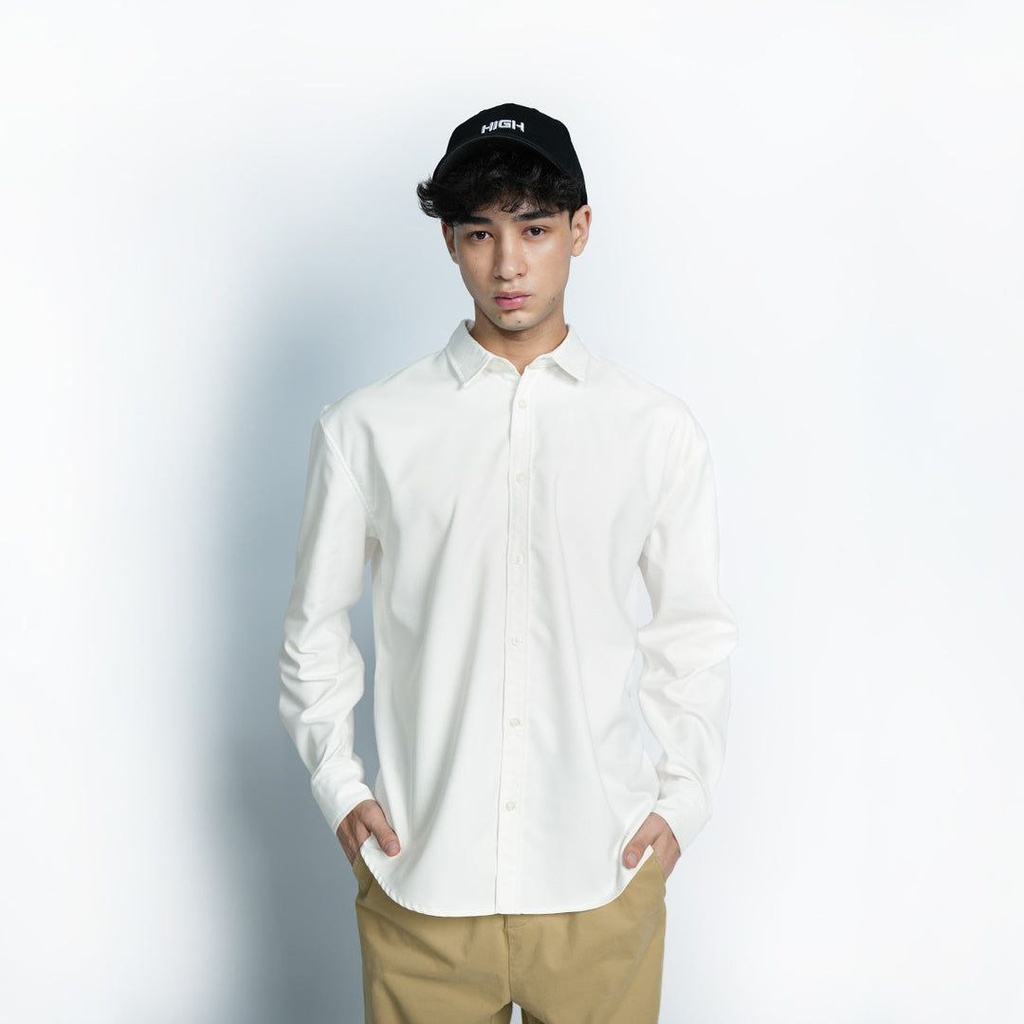 High Cultured Easy-iron Long Sleeve Shirt - 271 (White, S)