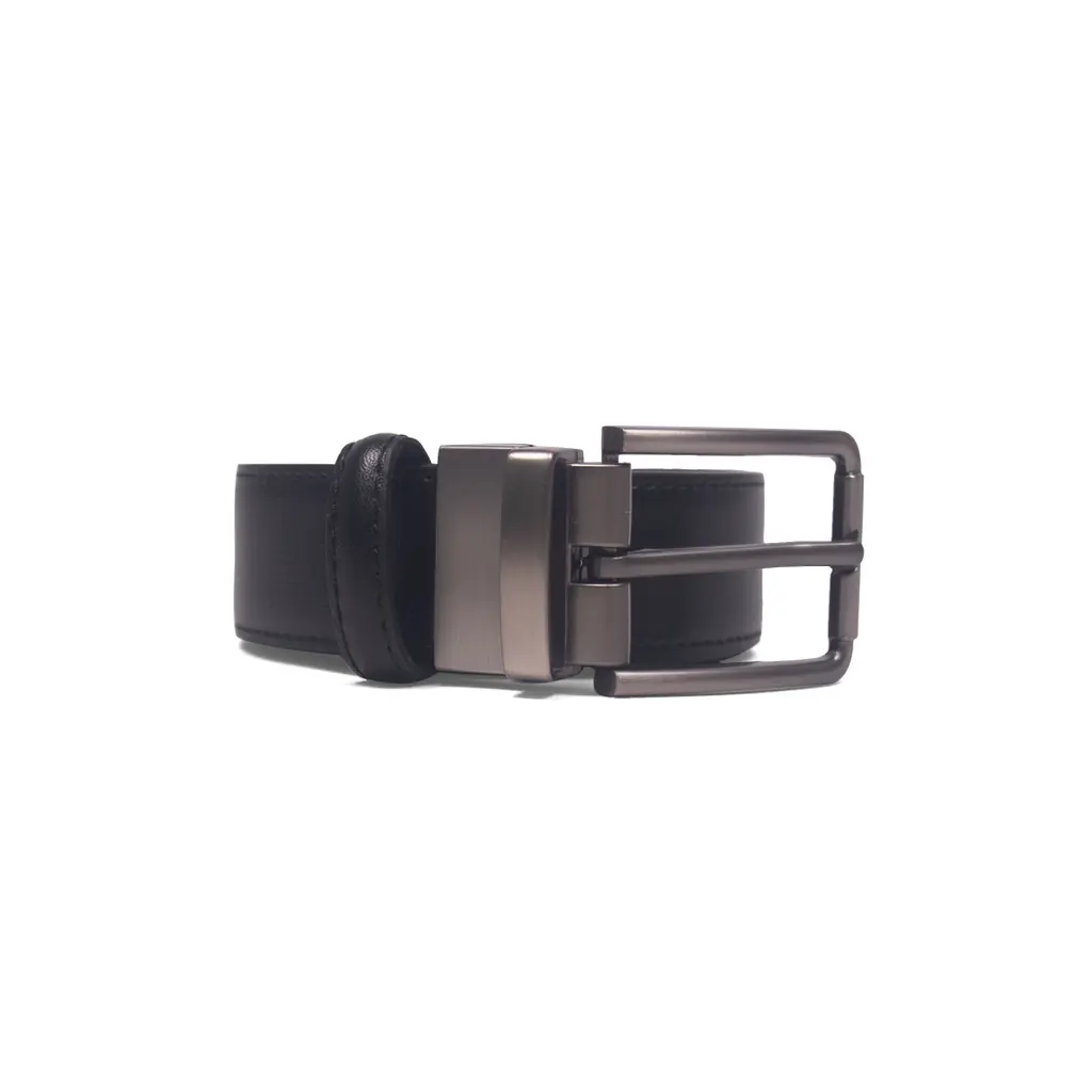Leather Belt - 85 (Black)