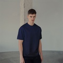 Hugh Space Cotton Loose Tee - 1023