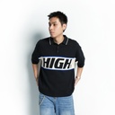 HIGH CULTURED Speedster Logo Knitted Polo Tee - 158