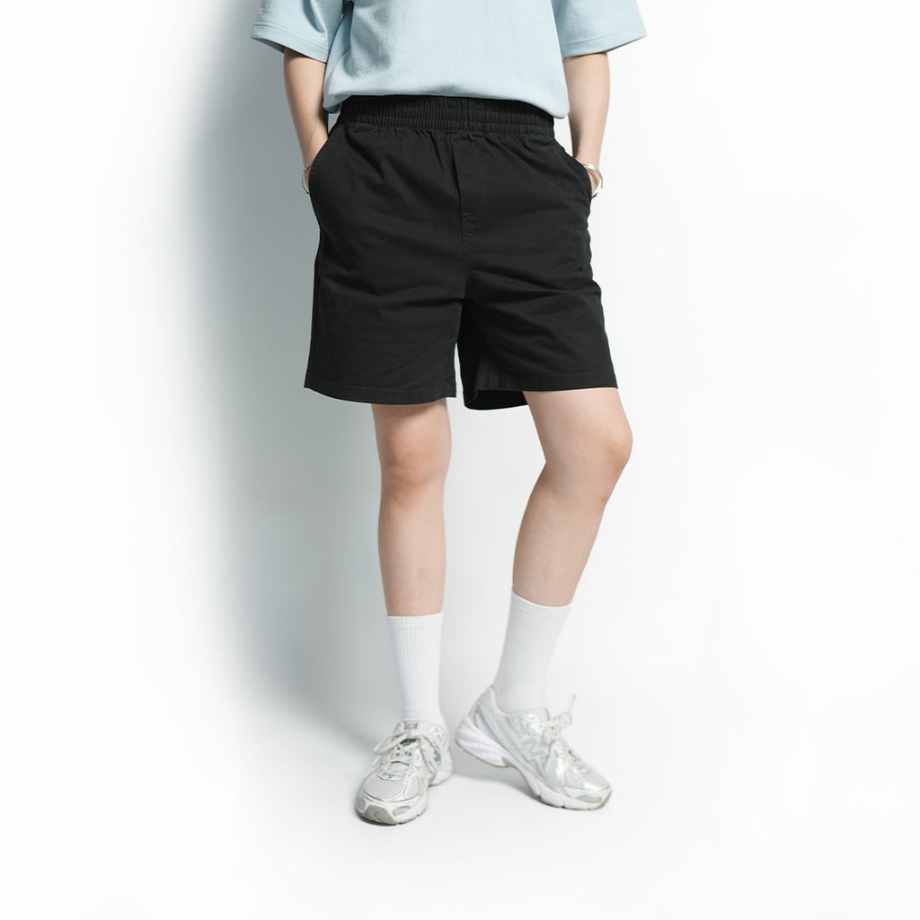 Classic Bermuda Loose Short Pants -116 (Black, S)