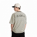 HIGH CULTURED Classic Waffle Stripes Tee - 1168