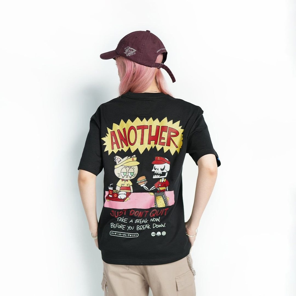 ANOTHER Just Don’t Quit Tee - 9089 (Black, S)