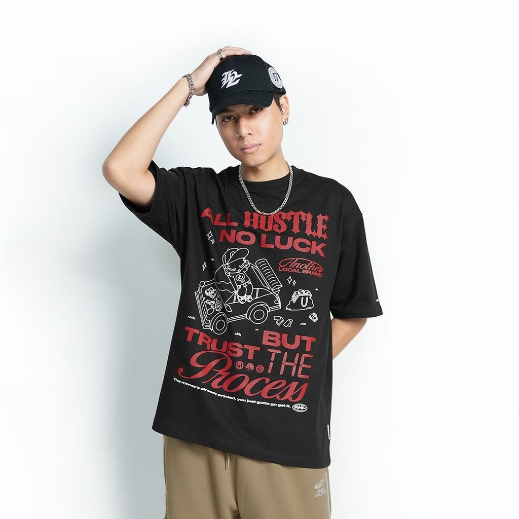 ANOTHER All Hustle No Luck Tee - 9090