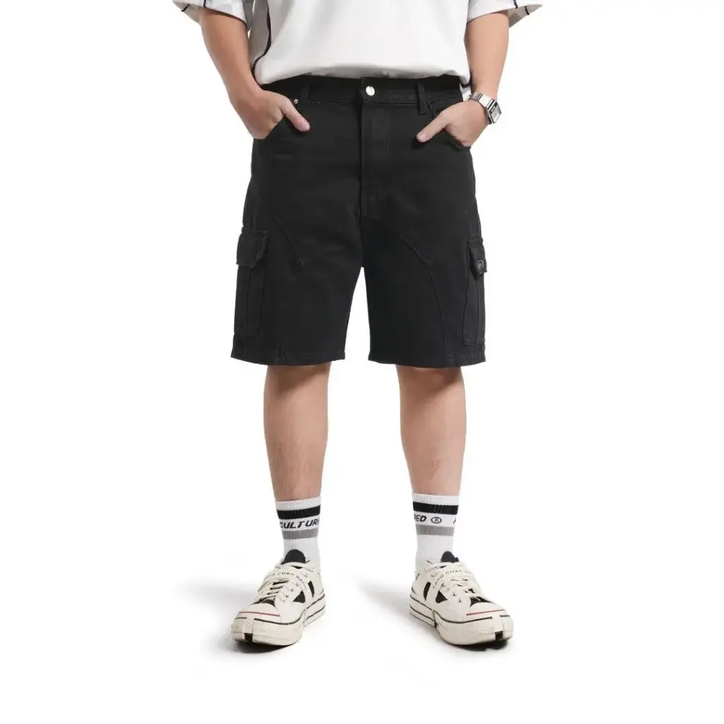High Cultured Eclipse Loose Cargo Short Jeans - 39
