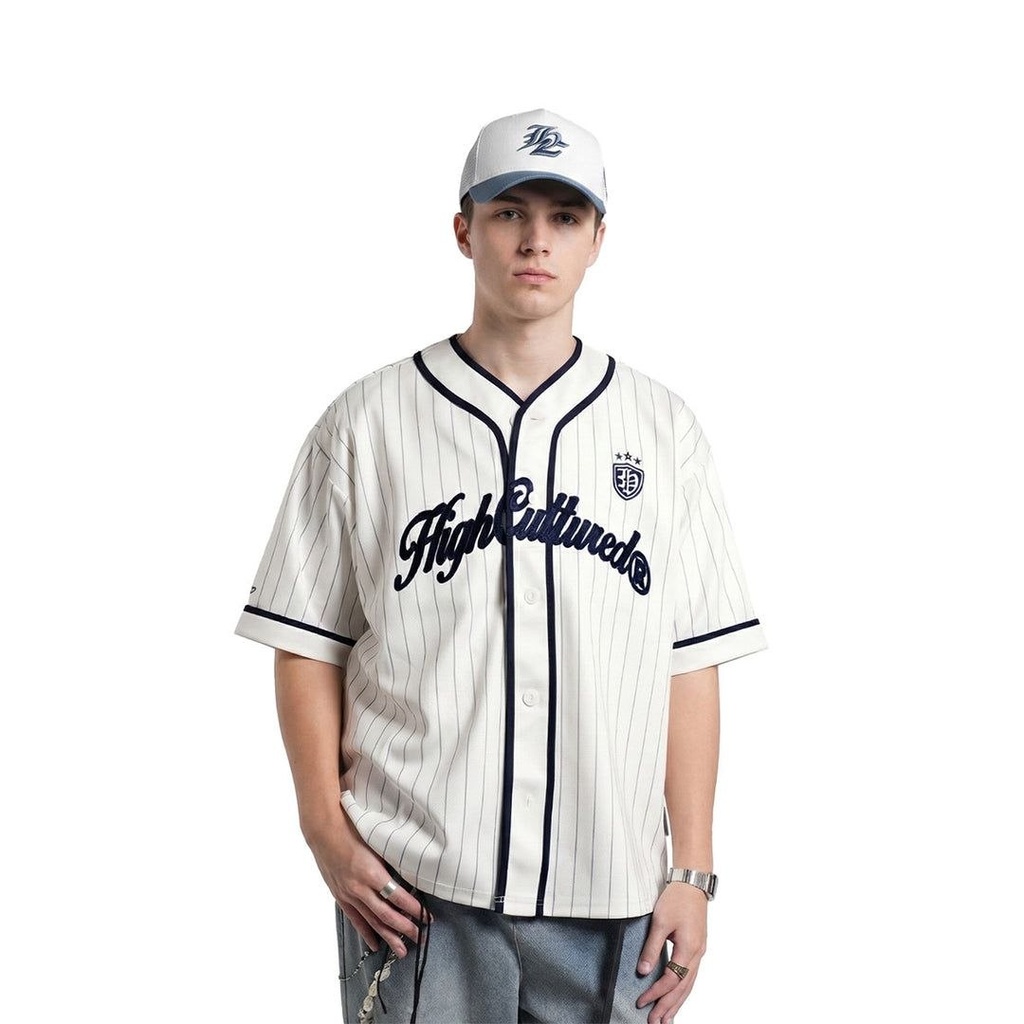 High Cultured Opulent Stripe Baseball Shirt - 94