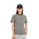 HIGH CULTURED Brand Mark Chrome Striped Tee - 1199