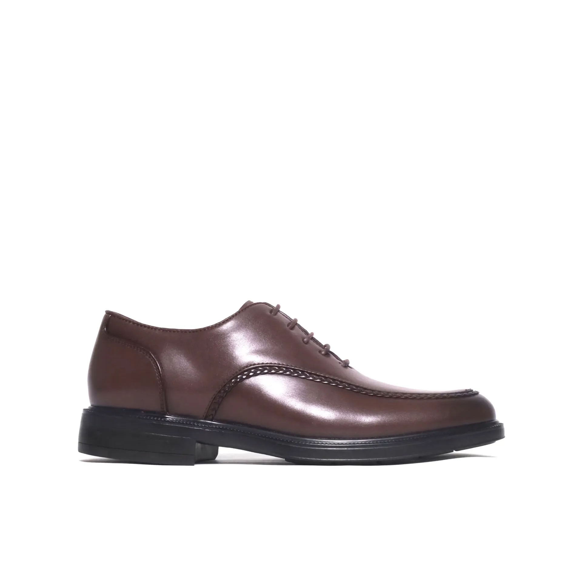 HIGH CULTURED Apron-Toe Oxford Leather Shoes - 531