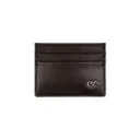 HIGH CULTURED Brand Mark Genuine Leather RFID Card Holder - 42