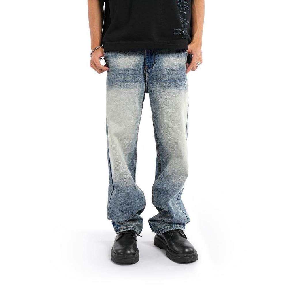 Studio Washed Loose Long Jeans - 95 (28)