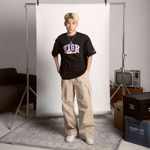 HIGH CULTURED x YG  "RISE" Tee - 532 ( Black )